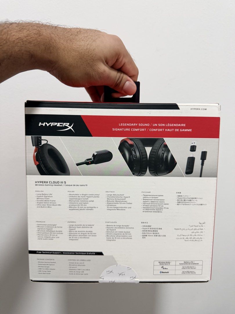 HYPERX CLOUD 3S (Category: Headphones & Headsets) located in Bukit Beruang. Submitted by kaviking262 (Listing ID 1470547264, Image 2). Description: Hyperx cloud 3 S brand new for sale, planning to let go at 700. Can nego but no low ball. COD area KL/Selangor/Melaka.