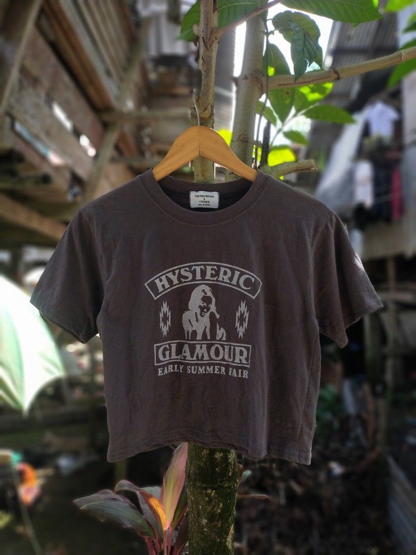Hysteric glamour x cherry bomb crop tee (Category: Shirts) located in Cagwait. Submitted by roundsociety_ph (Listing ID 1470385415, Image 1). Description: size medium womens.