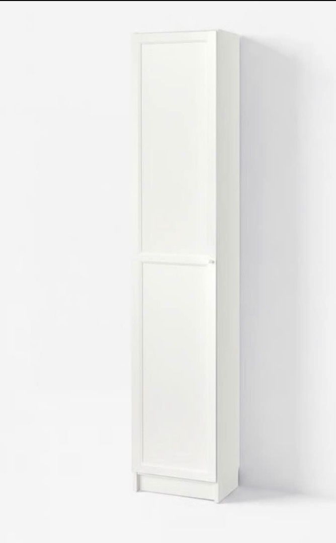 Ikea Billy bookcase with oxberg door - assembled, Furniture & Home ...