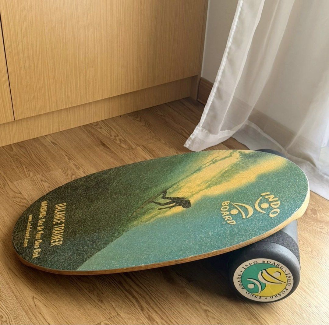 Indo Board (Category: Other Sports Equipment and Supplies) located in Makati City. Submitted by andoypakoykoy (Listing ID 1470487541, Image 1). Description: Indo Board original board + original roller 8000 php brand new.