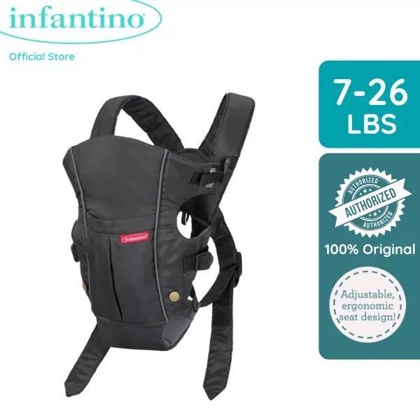 Infantino Class Swift Carrier (Category: Carriers & Slings) located in Manila. Submitted by mumofelza (Listing ID 1470431642, Image 1). Description: Infantino Classic Swift Carrier (Black) Condition: Used two to three times lang, then natambak. RFS: Decluttering. Location: Mandaluyong.