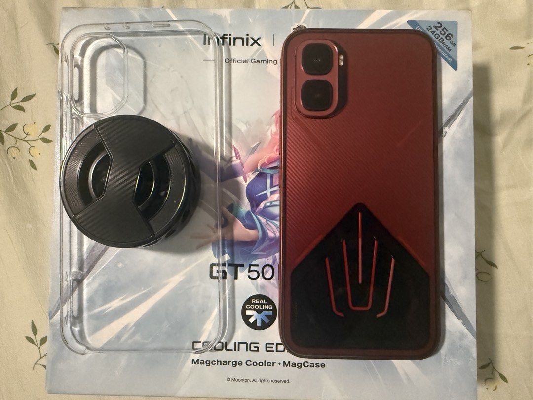 Infinix GT 50 Pro 256GB Red Blaze, Mobile Phones & Gadgets, Mobile ...