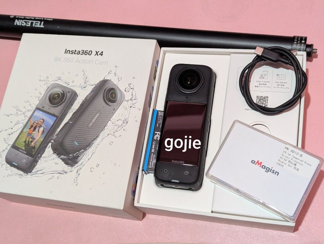 Insta360 x4 (Category: Cameras) located in Manila. Submitted by gojie. (Listing ID 1470441165, Image 1). Description: pm me sa fb ko Gojie Gojie limit reply ko dito X4 makinis lens no issue with long stick no memory pickup sampaloc manila fix 14,500.