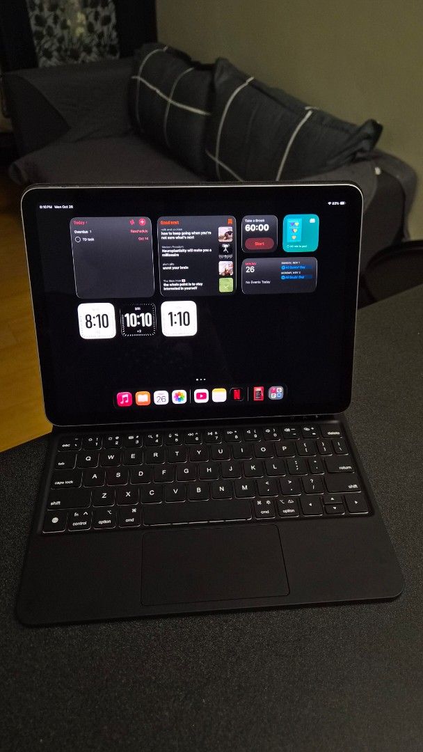 iPad Air 11” (M3) 128GB 96%BH Space Gray (Category: iPad) located in Manila. Submitted by aja_declutters (Listing ID 1470478573, Image 1). Description: Specifications: • 128GB storage • 95% battery health (165 cycles) • Running iPadOS 26.6.1 • Original purchase price: ₱58,000 Reason for selling: Not getting enough use. I’m often traveling or working on my laptop, so this iPad has mostly been sitting in a drawer after being used to watch a few mov