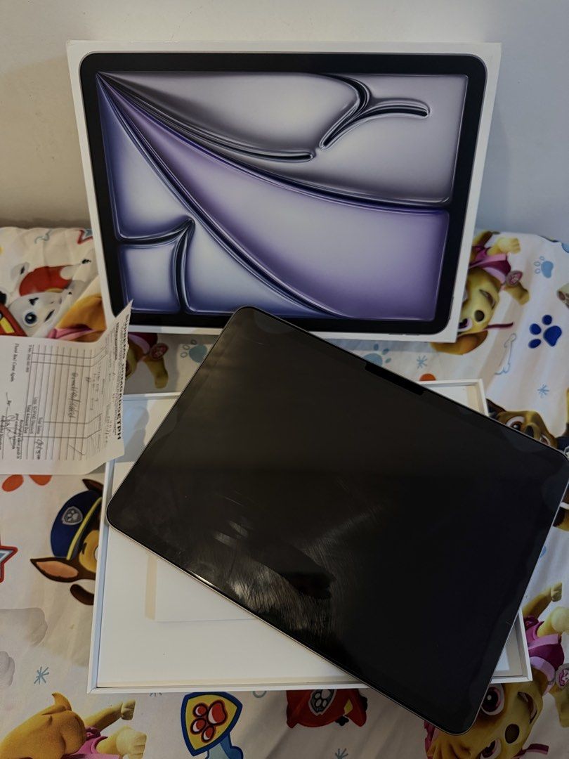 IPAD M4 (Category: iPad) located in Manila. Submitted by kessikessi (Listing ID 1470373869, Image 2). Description: IPAD AIR 11 INCH M4 NO ISSUE Good AS NEW ( bagong bili ng august di nagagamit) 128 GB 🔋 100% BATTERY HEALTH 🍎 UNDER WARRANTY 8/26/2027 ✳️CYCLE COUNT 31 📍SJDM, Bulacan Can adjust the price.