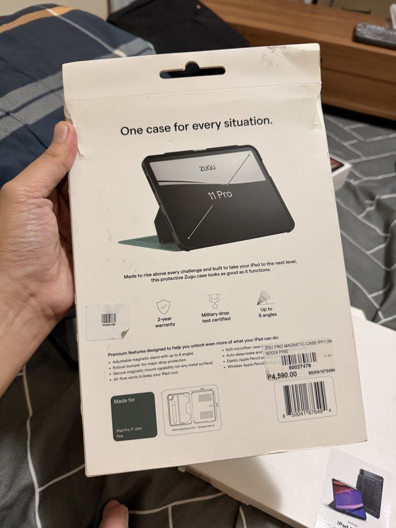 iPad Pro 11 inch M4/M5 Zugu case (Category: Cases & Sleeves) located in Los Banos. Submitted by IskoNgBayan (Listing ID 1470522007, Image 2). Description: Zugu case compatible with iPad Pro 11 inch M4/M5 color Green.