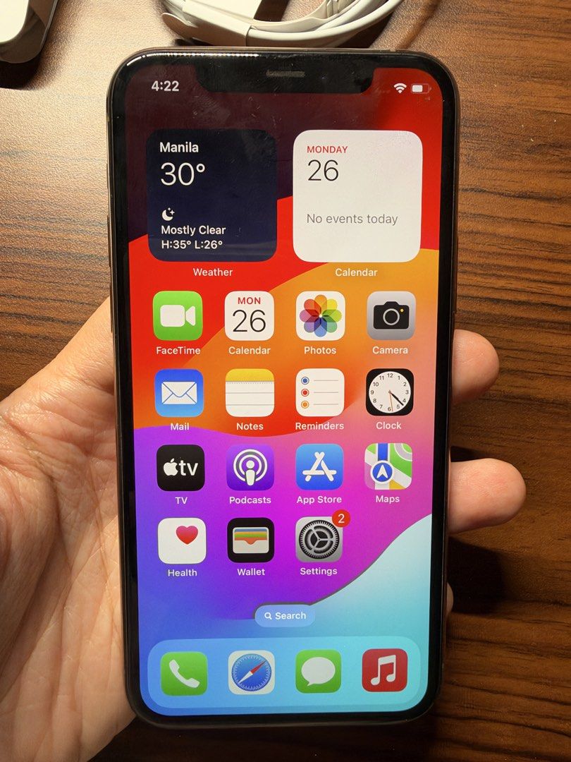 IPHONE 11 PRO GOLD 64GB (Category: iPhone 11 Series) located in Valenzuela. Submitted by katzstore.ph (Listing ID 1470554918, Image 2). Description: IPHONE 11 pro - GOLD 64GB - bought from US apple store (openline) - still good , no issues , no scratches - still in IOS 17 ( can upgrade to IOS 27 ) - headphone jack , cord , user manual , box ( walang adapter ) Payment via Gcash or bank transfer .