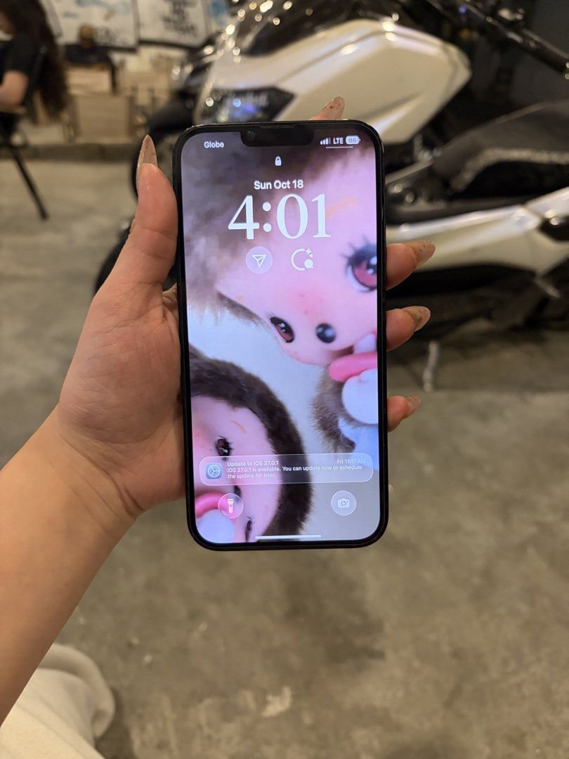 iphone 14 plus 128gb FU, no issues (Category: iPhone 14 Series) located in Binan City. Submitted by valentinexx (Listing ID 1470434537, Image 3). Description: love this phone but i have to let go since ive upgraded to a new phone. - for sample pics check my insta @ashsoju all my pix there was taken on this iphone -76% batt health but 3 yrs na to sken & ang kunat paren!! - Model: iPhone 14 Plus - Storage: 128GB - Color: Midnight Black - Condition: