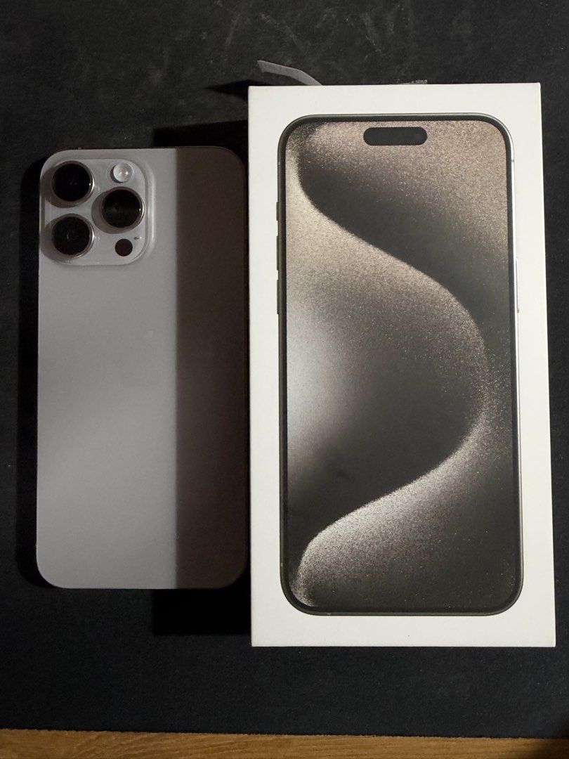 iPhone 15 Pro Max (Category: iPhone 15 Series) located in Quezon City. Submitted by earlandrei21476 (Listing ID 1470468640, Image 2). Description: 30K FIRM 78% Battery Health Slight scratch on screen RFS - nag upgrade po.