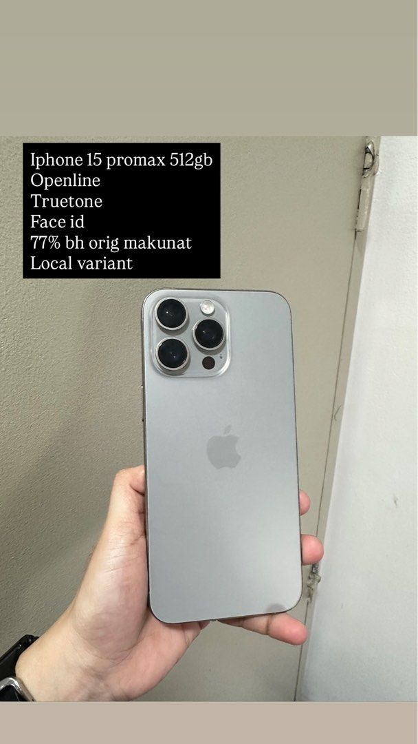 Iphone 15 Promax 512gb (Category: iPhone 15 Series) located in Manila. Submitted by kathreneb (Listing ID 1470467688, Image 1). Description: Manila meet up.