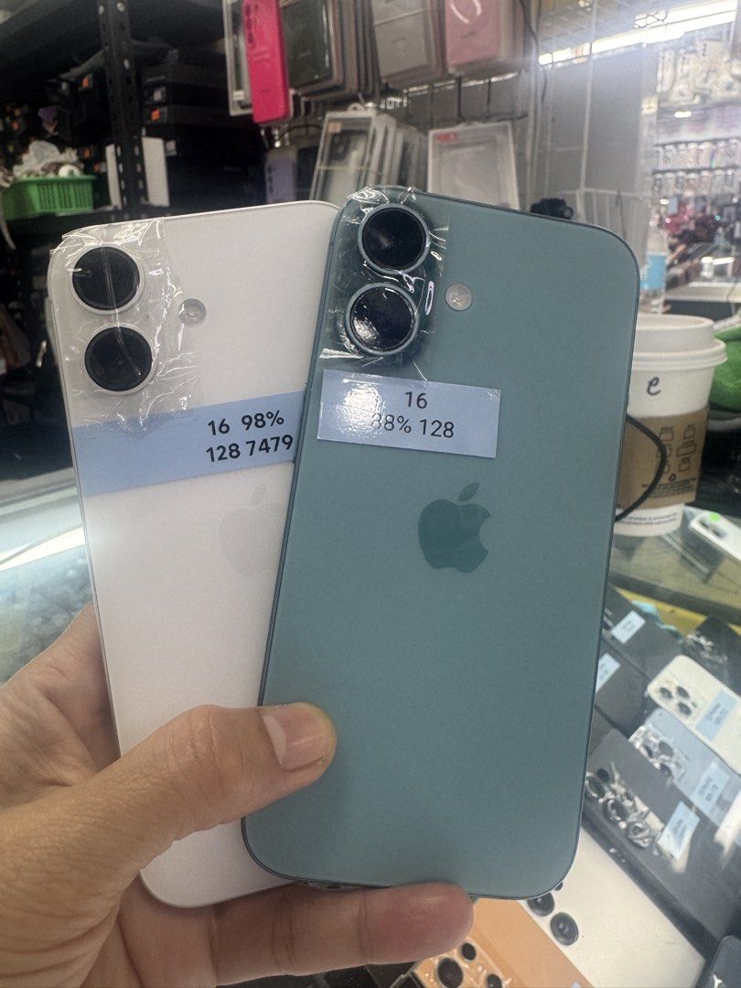 iphone 16 128, FU, NTC, 95% smooth (Category: iPhone 16 Series) located in San Juan City. Submitted by angelwinks8 (Listing ID 1470451376, Image 1). Description: iphone 16 128, FU, NTC, 95% smooth PACKAGE : Unit and Charger Warranty: 5 Days testing warranty, No warranty on LCD and water damage MODE of PAYMENT: -CASH -BPI Transfer -BDO Transfer -Gcash Transfer -PayMaya *STORE PICK-UP, 2nd Floor Centermall Greenhills Shopping Center, San Juan, Metr