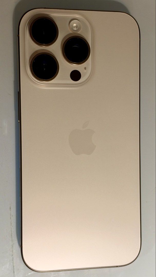 iPhone 16 Pro (Category: iPhone 16 Series) located in Pasig City. Submitted by olx_nashtee (Listing ID 1470512083, Image 3). Description: 256GB Desert Titanium (color) Open-line (unlocked by Globe after lock-up period) Battery Health: 91% No scratches, no dents RFS: Upgraded to a new one Meetup Place : Shangri-La Plaza or Greenfield District Mode of Payment: Bank Transfer or GCash.