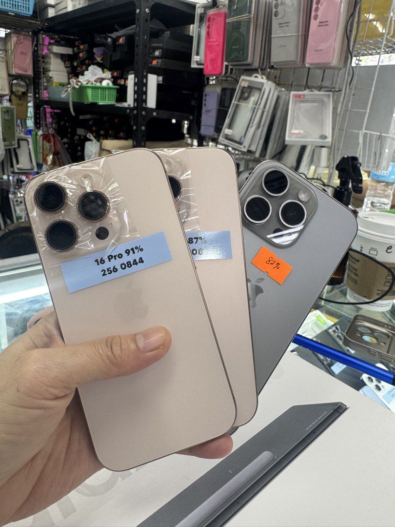 iphone 16 Pro 256, FU, NTC, 95% smooth (Category: iPhone 16 Series) located in San Juan City. Submitted by angelwinks8 (Listing ID 1470446922, Image 2). Description: iphone 16 Pro 256, FU, NTC, 95% smooth PACKAGE : Unit and Charger Warranty: 5 Days testing warranty, No warranty on LCD and water damage MODE of PAYMENT: -CASH -BPI Transfer -BDO Transfer -Gcash Transfer -PayMaya *STORE PICK-UP, 2nd Floor Centermall Greenhills Shopping Center, San Ju