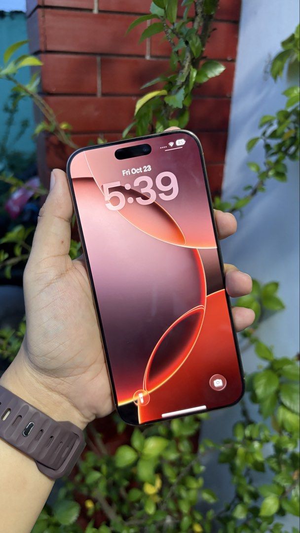 iPhone 16 Pro Max 256gb (Category: iPhone 16 Series) located in Cavite. Submitted by niks.siao (Listing ID 1470396381, Image 2). Description: For Sale or Swap iPhone 16 Pro Max | Desert Titanium | 256GB Price: 43,000 90% Percent Battery Health Issue small stain sa lower left 100% Excellent Condition 🔎 Check all you want upon meetup 📦 Inclusions: Unit and Case 📍Location Cavite City.