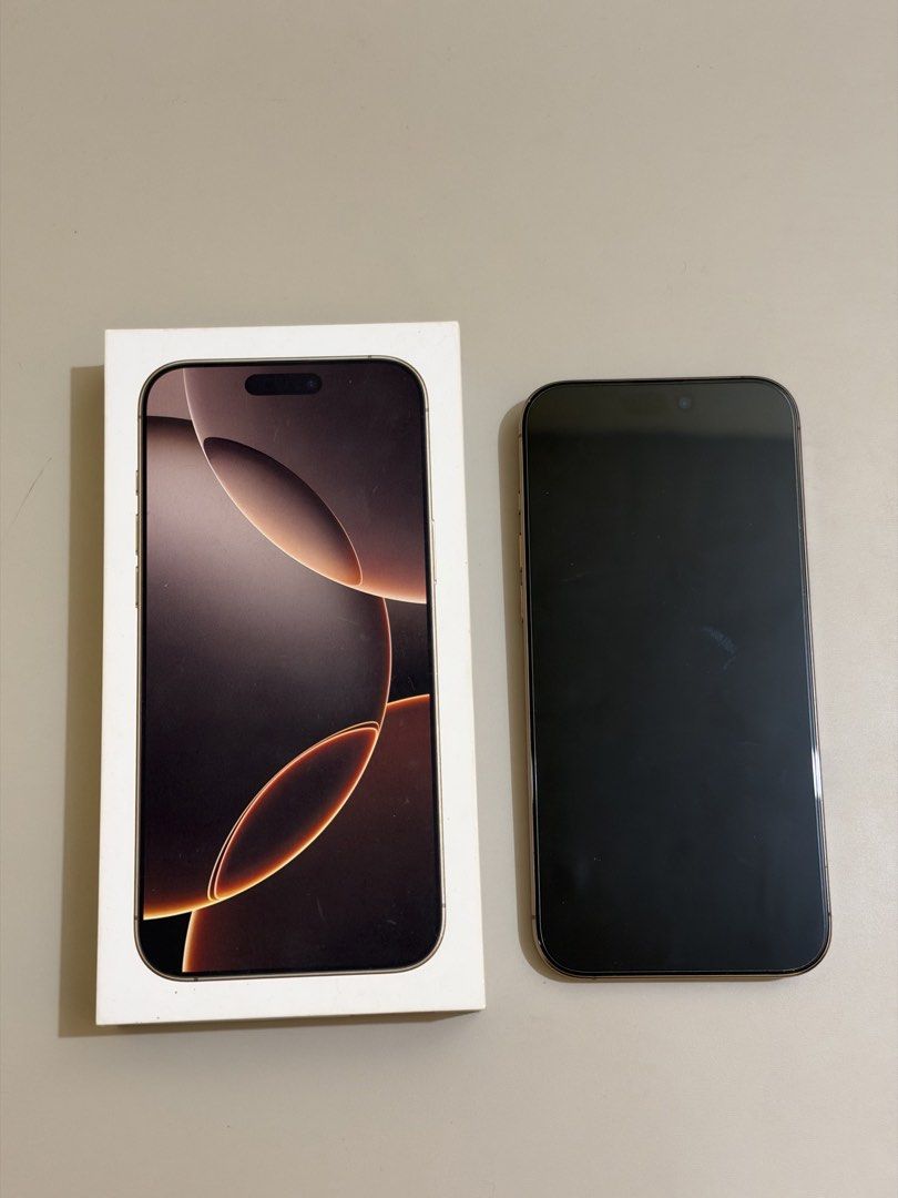 Iphone 16 Pro Max 512gb (Category: iPhone 16 Series) located in Manila. Submitted by xsupremo. (Listing ID 1470373002, Image 2). Description: Iphone 16 Pro Max 512gb Bought from Power Mac Includes the box, but no cord included 90% BH Smooth condition! No scratches or any issues.