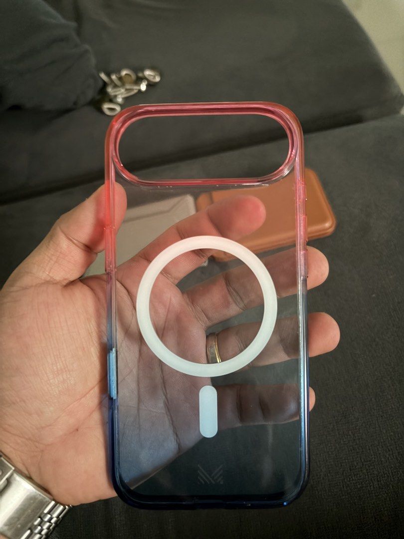 iPhone Air case and Wallet (Category: Cases & Sleeves) located in Makati City. Submitted by doodzmanzano (Listing ID 1470398345, Image 3). Description: Speck Case - 1600 Monocozzi Case - 1600 Moft Magsafe Wallet - 2k Generic Magsafe Wallet - 300 Blue Metal Bumper Case - Free All for 3500.