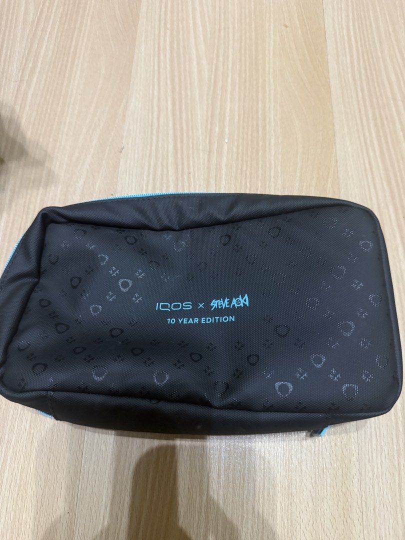 IQOS x Steve Aoki 10 Year Edition Pouch (Category: Purses & Pouches) located in Manila. Submitted by janinefaye16421 (Listing ID 1470483426, Image 1). Description: FOR SALE ‼️ IQOS x Steve Aoki 10th Anniversary Edition Case 🖤🩵 ✨ Brand new / Never used ✨ Limited edition design ✨ Original box accidentally discarded ✨ Case only 💰 ₱800 negotiable 📩 PM if interested! Serious buyers only..