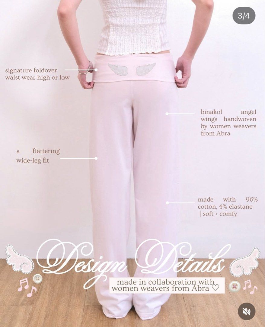 Isa the Label Bella Foldover Pants (Category: Other Bottoms) located in Quezon City. Submitted by llhnkgllrdby (Listing ID 1470490948, Image 1). Description: Did not like the fit :((.