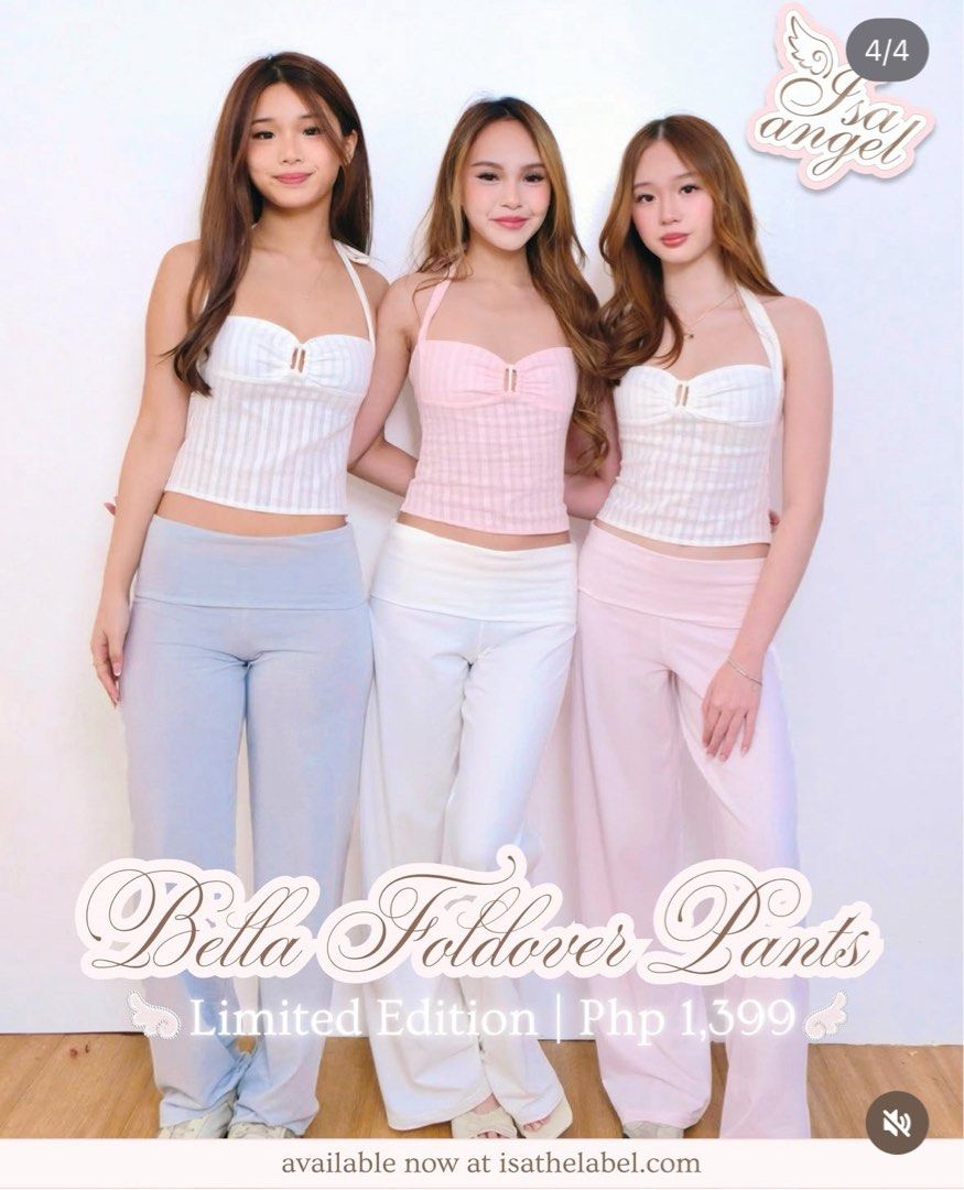 Isa the Label Bella Foldover Pants (Category: Other Bottoms) located in Quezon City. Submitted by llhnkgllrdby (Listing ID 1470490948, Image 2). Description: Did not like the fit :((.