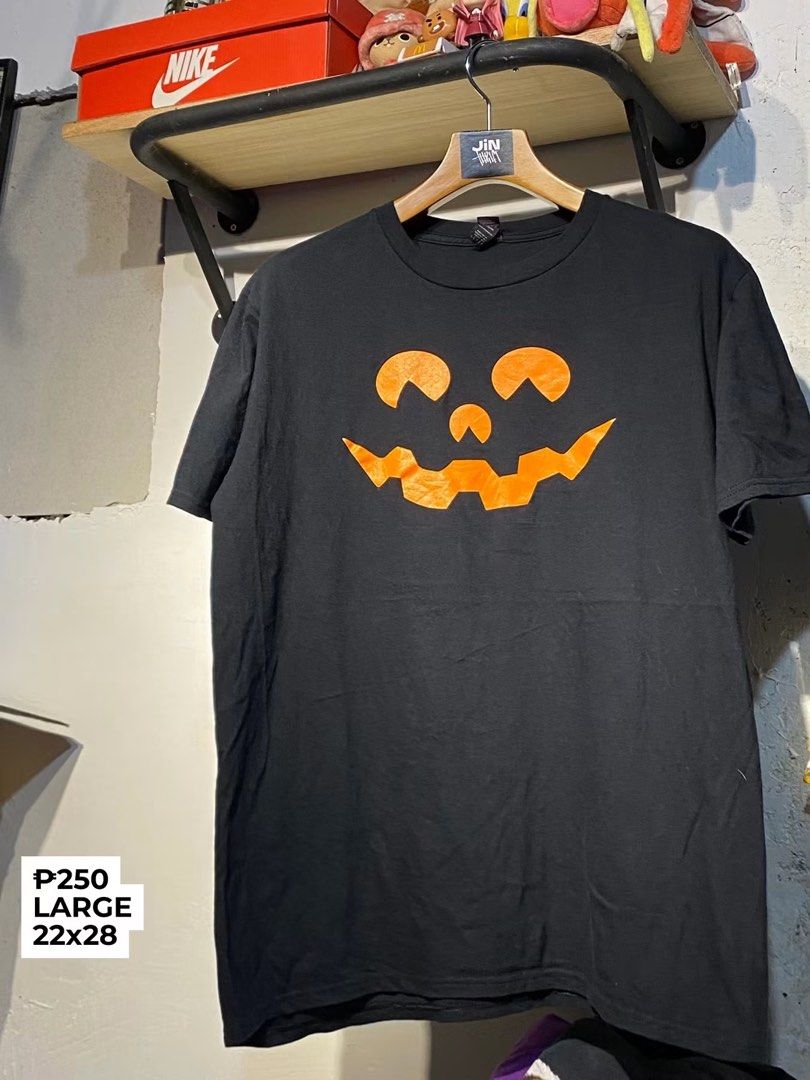 Jack O Lantern Halloween Shirt (Category: Tshirts & Polo Shirts ) located in Bocaue. Submitted by jintanthrift (Listing ID 1470435763, Image 1). Description: Details on pic . . . . . random tags: graphic shirt, graphic tee.