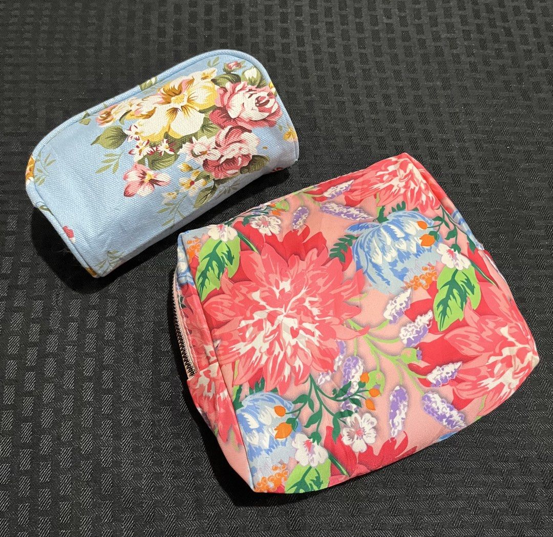 JAPAN BUNDLE — Vibrant Floral Printed Pouches (Category: Purses & Pouches) located in Mangaldan. Submitted by janzyvi (Listing ID 1470354646, Image 2). Description: .