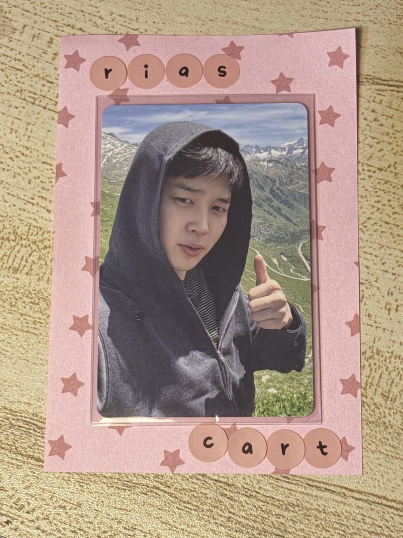 Jikook Are You Sure 2 Photocards (Category: K-Wave Merchandise) located in Antipolo. Submitted by riascart7 (Listing ID 1470529371, Image 1). Description: wts lfb bts ph 🖇️ jikook are you sure 2 pcs ❌ JK sold | Jimin still avail — onhand — good condi — dm for vid condi ₱480 set | ₱250 ea 💌 dm / reply mine 🏷️ jk jimin jungkook ays 2 photocard.