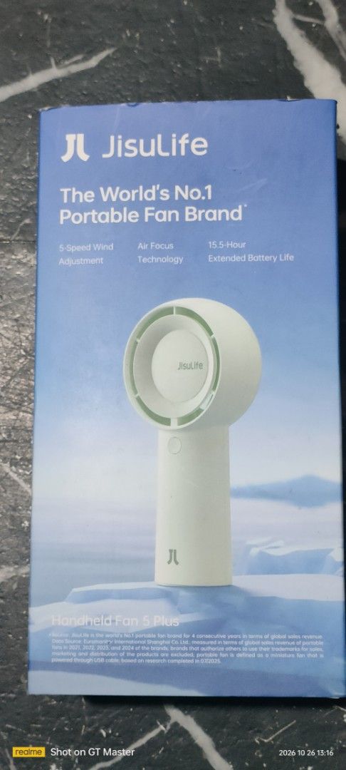 Jisulife Handheld Fan 5 Plus Green (Category: Fans) located in Manila. Submitted by mateobelen2319 (Listing ID 1470499376, Image 1). Description: Fs: jisulife fan life 5 plus brandnew color:green 4000mha 5 speed with black case mit up pick up or lalamove sa malau tondo manila location pm sa interested.tia .
