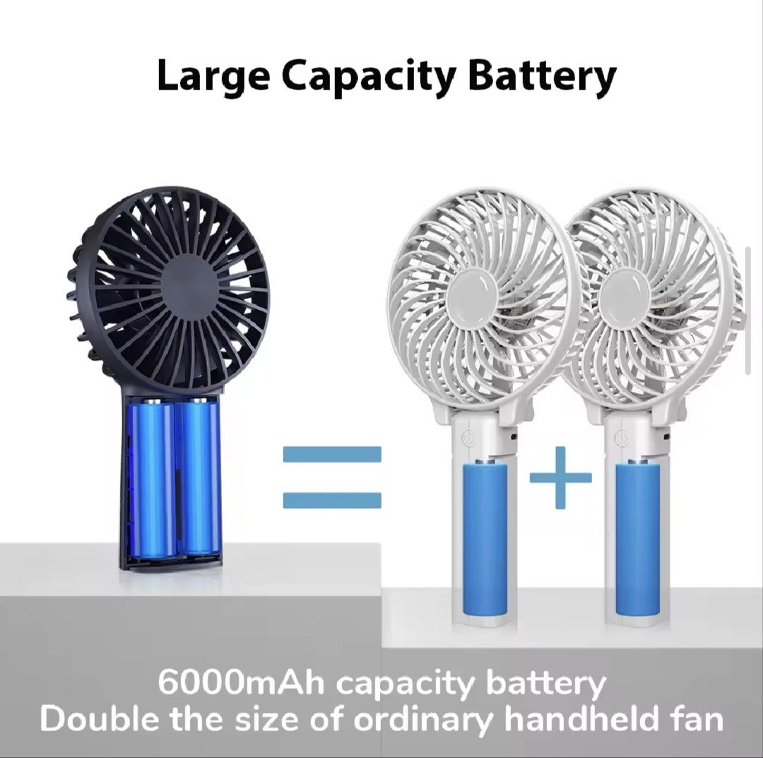 Jisulife Handheld Fan 6000mAh Battery (Category: Fans) located in Valenzuela. Submitted by just_m33 (Listing ID 1470546200, Image 3). Description: - Authentic Jisulife portable handheld fan in stylish dark blue - Huge 6000mAh battery capacity for up to 30 hours of continuous use - Fast Type-C charging (fully charged in about 3.5 hours) - 3 adjustable wind speed settings to suit your coolness needs - Removable front cover (twist counterclockwise) 