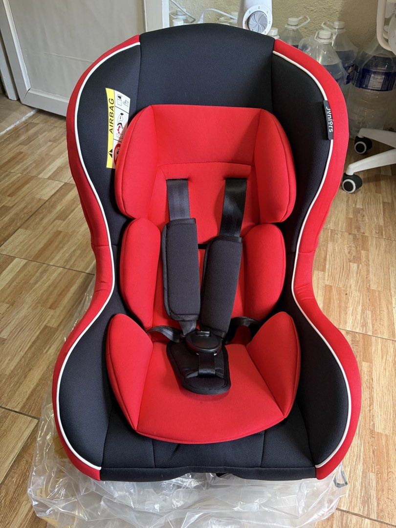Juniors Baby Car Seat (Category: Car Seats) located in Santa Rosa. Submitted by abrilanaaa (Listing ID 1470356926, Image 1). Description: 🚗❤️ FOR SALE: Juniors Baby Car Seat 🖤 Looking for a baby car seat? ✨ Brand: Juniors ✨ Model: LB-N303 ✨ Color: Red and Black ✨ Weight range indicated on label: 0–18 kg ✨ Crash history: Not involved in any accident 📍 Location: Sta Rosa City, Laguna 📩 Message me for inquiries or additional photos. Thank you! �