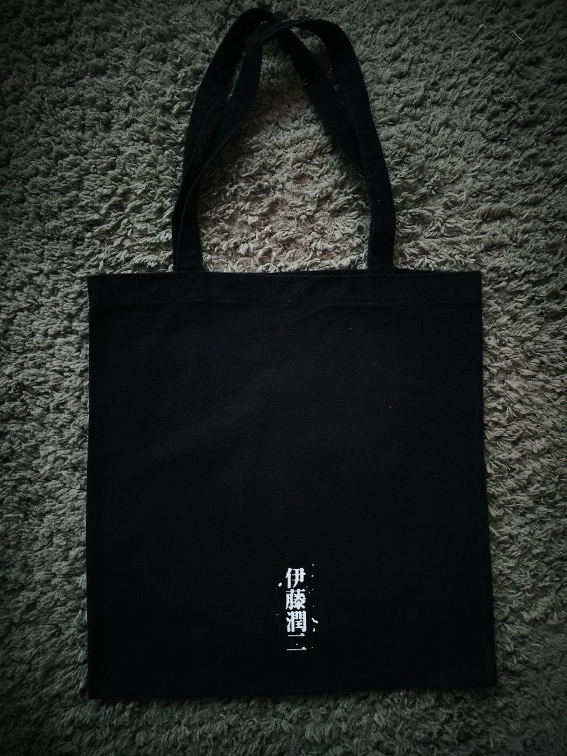 Junji Ito Tote Bag (Category: Tote Bags) located in Baguio. Submitted by nnthnnth (Listing ID 1470367402, Image 2). Description: 15" x 19".