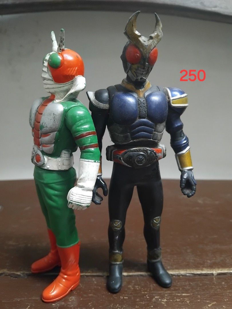 Kamen Rider Sofubi Figures Bundle (Category: Figurines & Statues) located in San Fernando. Submitted by imlikeabird (Listing ID 1470495066, Image 2). Description: - Item: Kamen Rider Soft Vinyl Figures (Assorted Lots) - Condition: Pre-owned with minor paint scuffs and storage wear - Ideal for: Tokusatsu fans and figure collectors - Mode of Payment: GCash or BPI - Shipping: Via J&T Express (Buyer shoulders shipping fee).