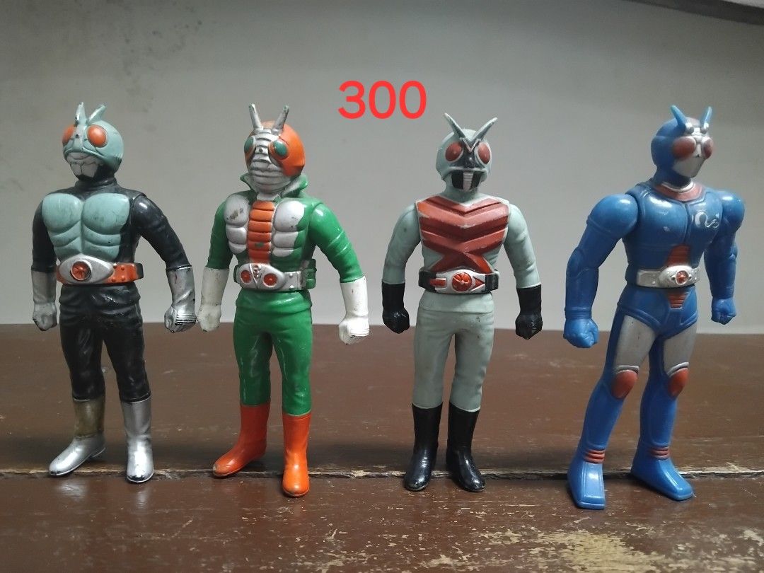 Kamen Rider Sofubi Figures Bundle (Category: Figurines & Statues) located in San Fernando. Submitted by imlikeabird (Listing ID 1470495066, Image 3). Description: - Item: Kamen Rider Soft Vinyl Figures (Assorted Lots) - Condition: Pre-owned with minor paint scuffs and storage wear - Ideal for: Tokusatsu fans and figure collectors - Mode of Payment: GCash or BPI - Shipping: Via J&T Express (Buyer shoulders shipping fee).
