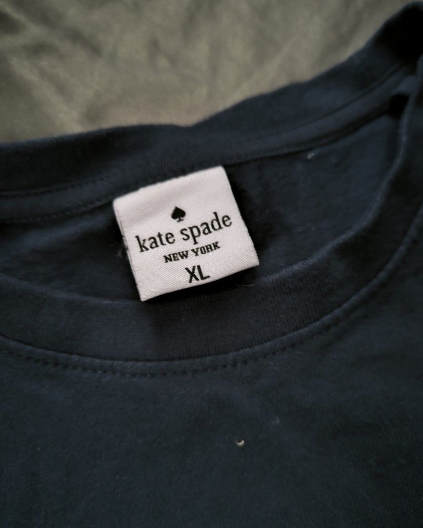 Kate Spade shirt 🌈 (Category: Tshirts & Polo Shirts ) located in Manila. Submitted by wearforce (Listing ID 1470501124, Image 3). Description: Kate Spade shirt 🌈 color: Navy blue fit: L-XL color rate 9/10 in good condition 600 + sf.