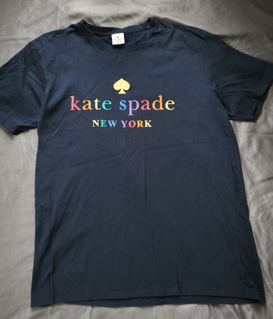 Kate Spade shirt 🌈 (Category: Tshirts & Polo Shirts ) located in Manila. Submitted by wearforce (Listing ID 1470501124, Image 1). Description: Kate Spade shirt 🌈 color: Navy blue fit: L-XL color rate 9/10 in good condition 600 + sf.
