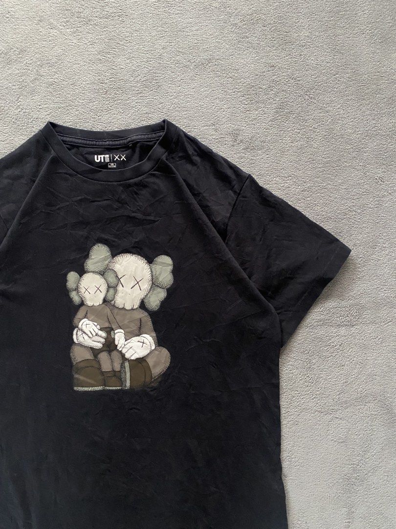 Kaws x Uniqlo Shirt (Category: Tshirts & Polo Shirts ) located in Ozamiz City. Submitted by thriftnikael (Listing ID 1470511042, Image 2). Description: width: 19 length: 25.5 size: small Color rate: 10/10 Condition: 10/10 Issue: n/a.