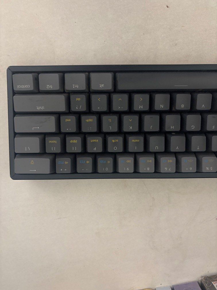 Keychron k12 60% (Category: Computer Keyboard) located in Las Pinas. Submitted by jonbrylle (Listing ID 1470418751, Image 3). Description: Slighty used - no box with usb c.