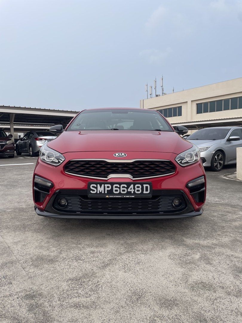 Kia Cerato 1.6 GT Line (A) (Category: Used Cars) located in Singapore. Submitted by axonautomobile (Listing ID 1469460073, Image 2). Description: 1.3k Monthly with ~10K downpay High PARF take back ~10K before body 1.6L Gamma MPi engine producing combined 126bhp and 155nm of torque, powerful and responsive 6-speed AT, Front WD LED Headlights and DRL, Paddle shifters, Keyless entry, Keyless engine start/stop, Multi-zone & rear aircon, Sunroof, Driv