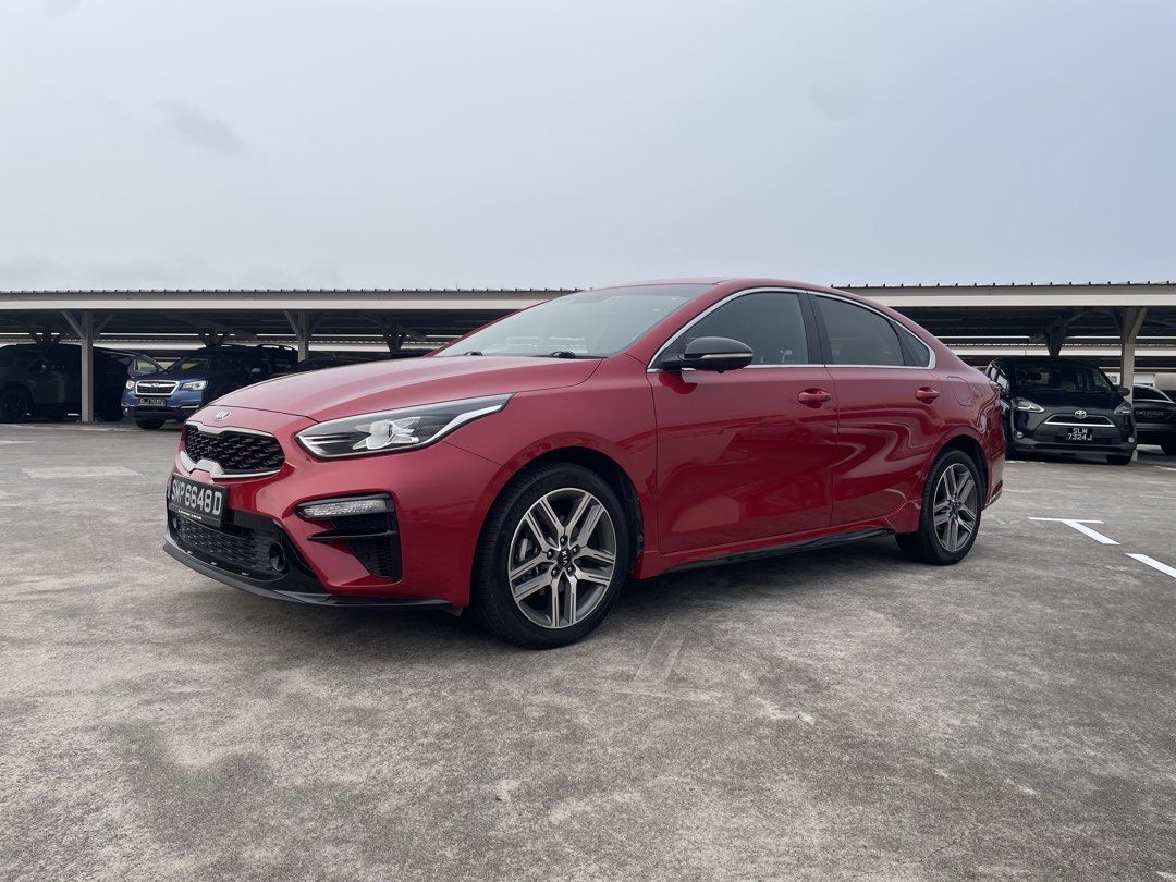 Kia Cerato 1.6 GT Line (A) (Category: Used Cars) located in Singapore. Submitted by axonautomobile (Listing ID 1469460073, Image 1). Description: 1.3k Monthly with ~10K downpay High PARF take back ~10K before body 1.6L Gamma MPi engine producing combined 126bhp and 155nm of torque, powerful and responsive 6-speed AT, Front WD LED Headlights and DRL, Paddle shifters, Keyless entry, Keyless engine start/stop, Multi-zone & rear aircon, Sunroof, Driv