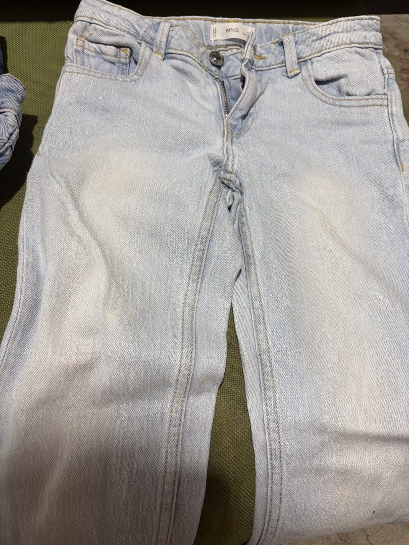 Kids Denim Pants and Shorts Bundle Gap Mango (Category: Babies & Kids Fashion) located in Manila. Submitted by ma-anteves (Listing ID 1470424491, Image 3). Description: - Set of 4 versatile kids' denim pieces - Gap Kids dark blue slim jeans (Size 7) - Light wash denim shorts - Medium wash denim pants - Light wash Mango denim pants - Great mix of styles and washes for everyday wear - Easy to match with tees and hoodies - TAKE ALL ONLY .