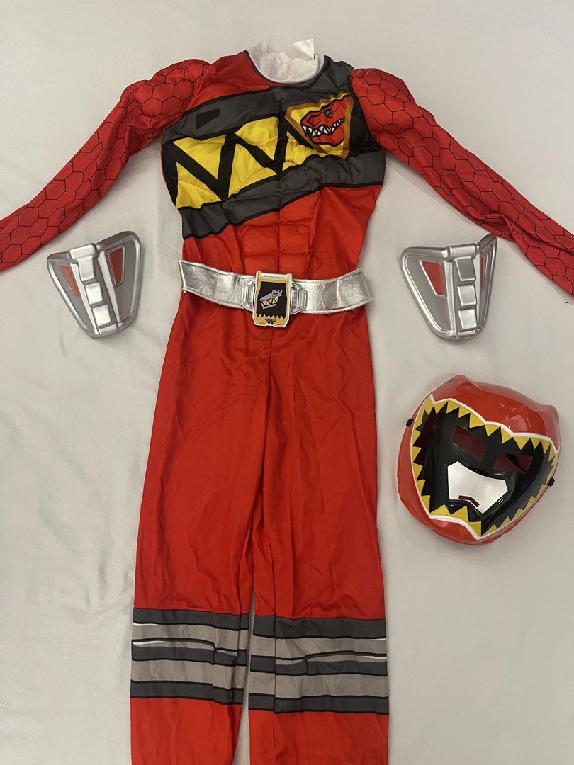 Kids Superhero and Pirate Costumes Bundle (Category: Babies & Kids Fashion) located in Paranaque City. Submitted by claire.bam (Listing ID 1470382324, Image 1). Description: - Ultimate kids costume bundle for dress-up, parties, and Halloween - Fits young children and sold as a complete lot - Includes Red & Blue Power Rangers jumpsuits with matching masks - Complete pirate outfit with white ruffled shirt, black vest, and hat - Superman top and pan