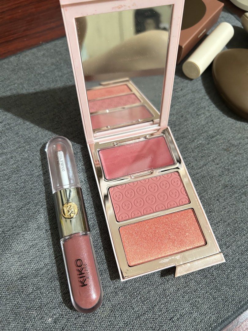 Kiko and One Size bundle (Category: Makeup) located in Manila. Submitted by prelovedtin.1016 (Listing ID 1470521218, Image 2). Description: Both authentic! Selling preloved make up. Kiko milano shade 120- 85% full One size blush- 98% full 📍Marikina.