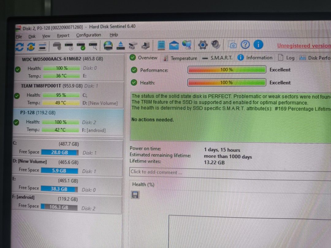 KingSpec 128gb SSD Sata 2.5 (Category: Computer Parts) located in Rosario. Submitted by definitelynotrenz (Listing ID 1470500471, Image 3). Description: Sata 2.5 128 gb 100 health 100 performance Location Rosario Cavite.