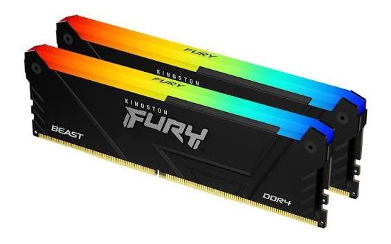 Kingston Fury Beast RGB DDR4 RAM 4 x 8GB 3600MHz, Computers & Tech ...