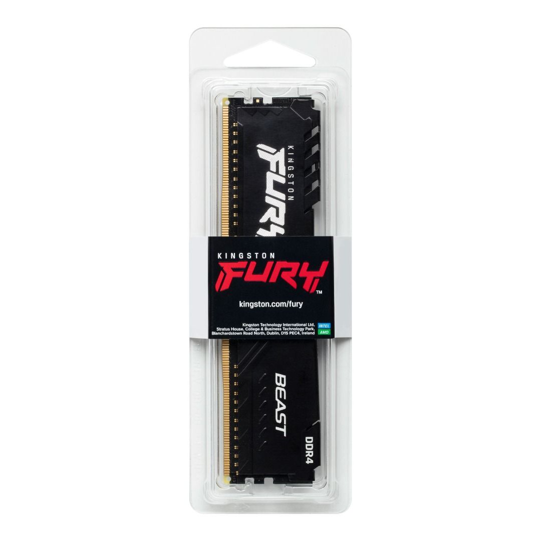 Kingston Fury Beast RGB DDR4 RAM 4 x 8GB 3600MHz, Computers & Tech ...