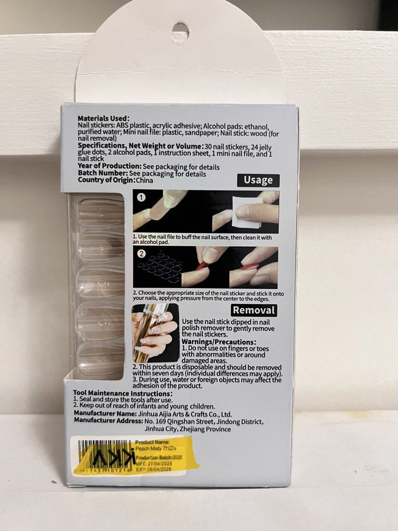KKV Nail Sticker (Category: Hands & Nails) located in Taguig. Submitted by camillep912 (Listing ID 1470493826, Image 2). Description: .