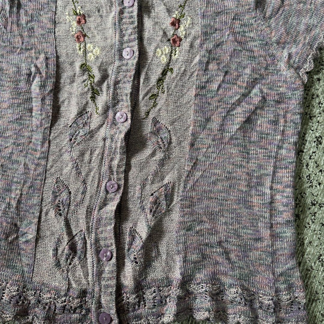 Knited Cardigan (Category: Coats, Jackets and Outerwear) located in Baguio. Submitted by secondoption.ph (Listing ID 1470501390, Image 3). Description: Fitting medium Length 22 Width 20.