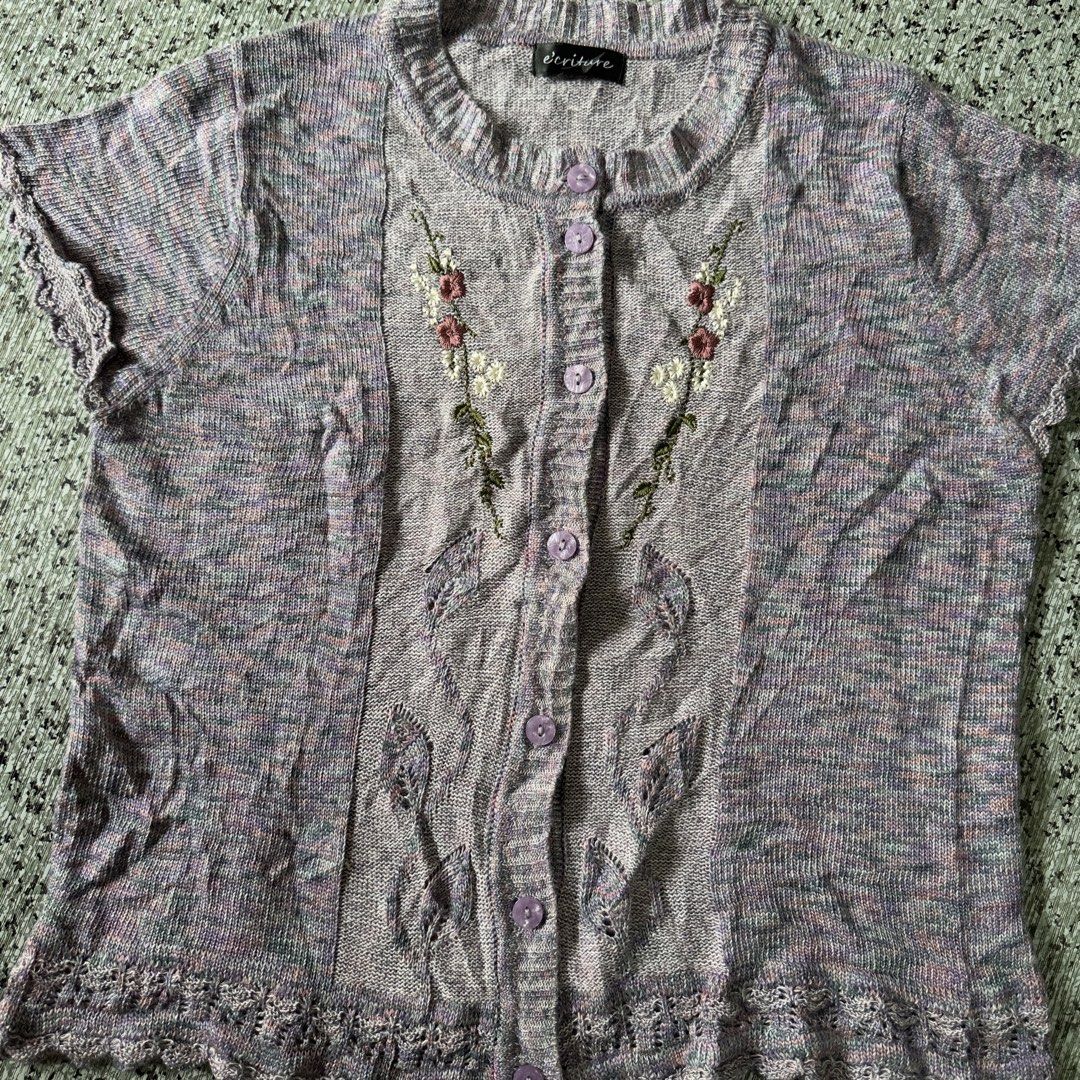 Knited Cardigan (Category: Coats, Jackets and Outerwear) located in Baguio. Submitted by secondoption.ph (Listing ID 1470501390, Image 2). Description: Fitting medium Length 22 Width 20.