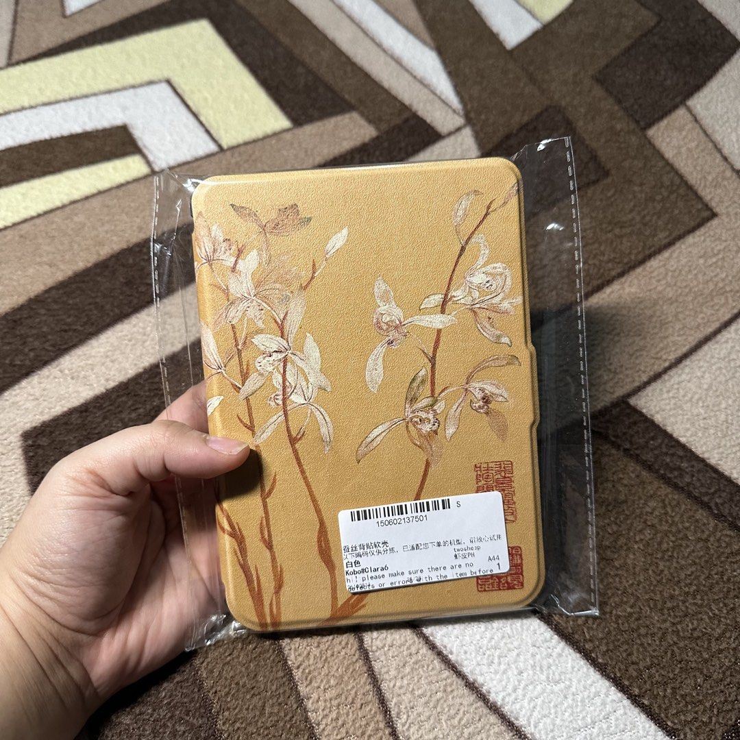 Kobo Clara BW/Colour Sleep Case (Category: Cases & Sleeves) located in Sogod. Submitted by kireina_ (Listing ID 1470453909, Image 1). Description: - brand new + never used - no defects/issues - has nice grainy texture RFS: decided i prefer kindles .