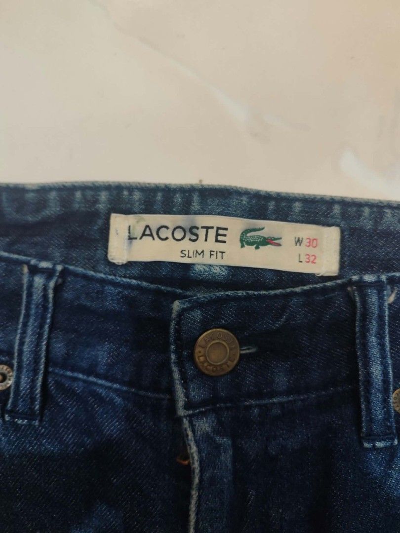 LACOSTE JEANS (Category: Jeans) located in Pagadian. Submitted by miraculouspat (Listing ID 1470382228, Image 2). Description: no issue LENGTH 32 WAIST 30.