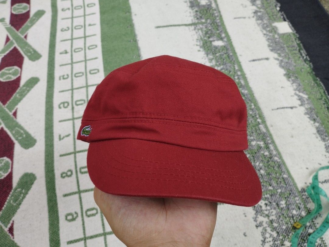 Lacoste Military Cap (Category: Caps & Hats) located in Zamboanga. Submitted by vintagetreasures.zc (Listing ID 1470518935, Image 2). Description: Lacoste Military Cap One Size Fits fits All 10/10 Colour Rate Excellent Condition No Issue 1000 + SF.